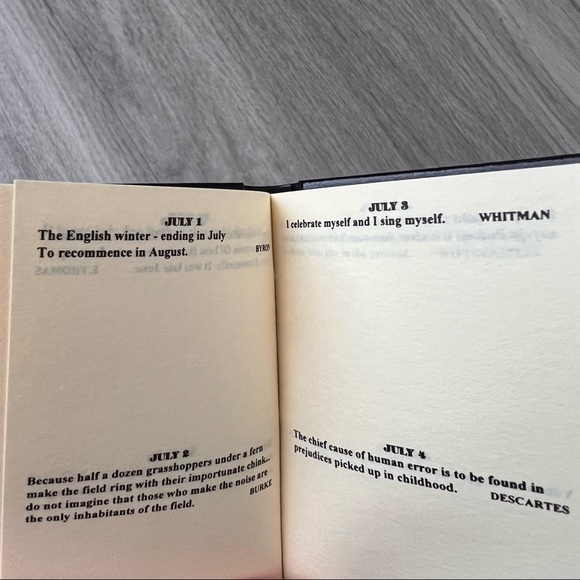 English Pewter Birthday Book NIB - Picture 5 of 6